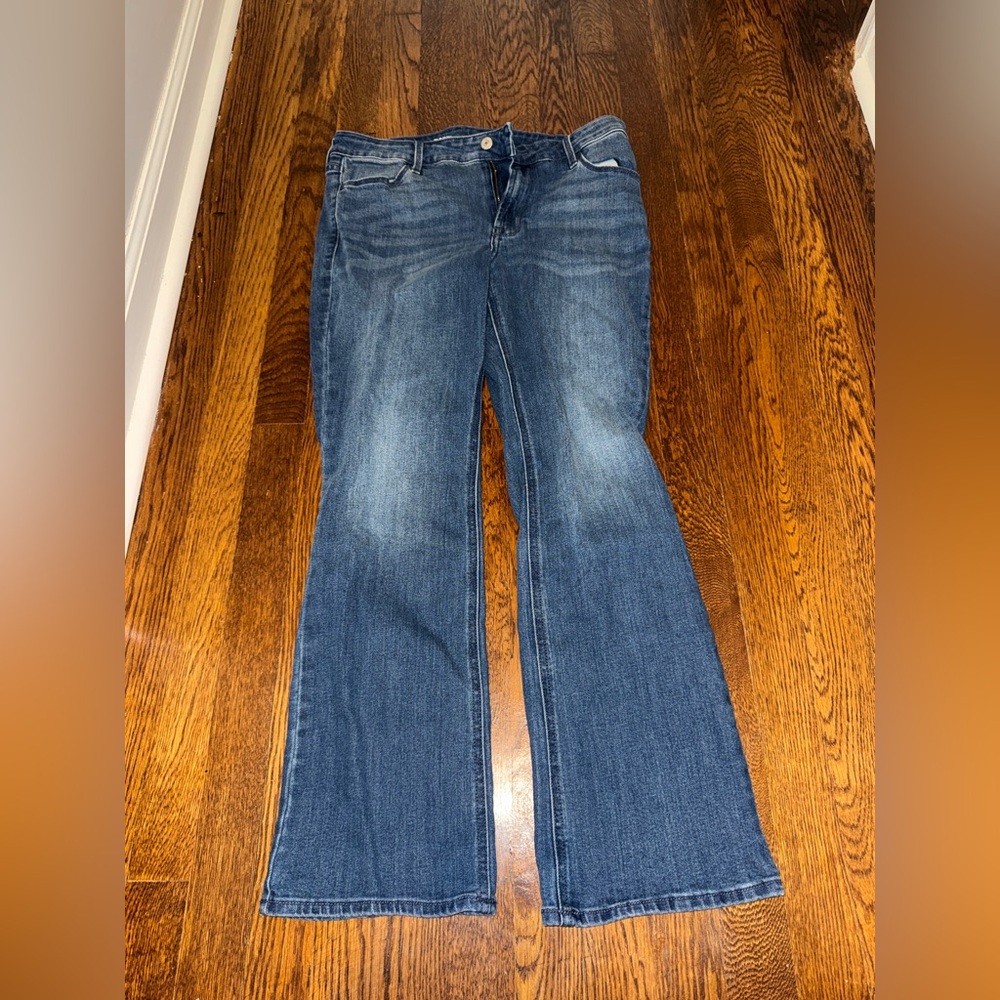 Old Navy Dark Blue Boot Cut Jeans